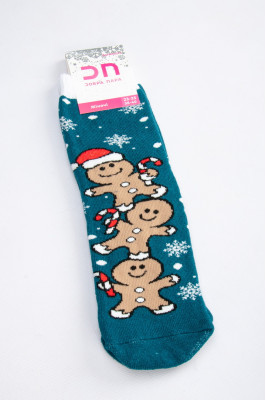 Шкарпетки жіночі новорічні махрові